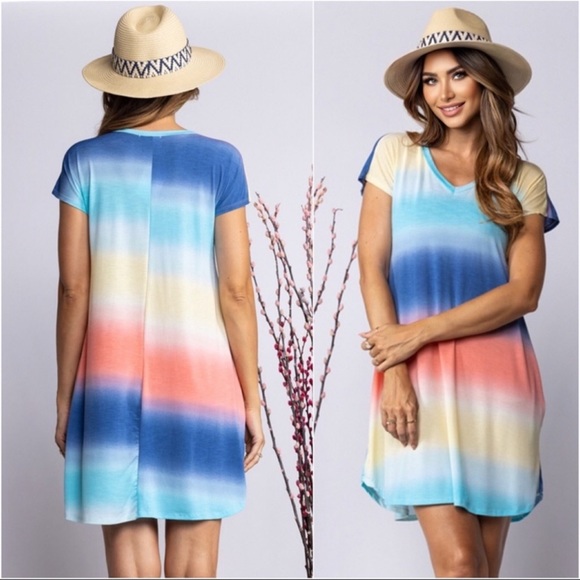 BRAND NEW Dress 👗 so so comfortable feels like silk on your body 🧡 - Picture 2 of 3